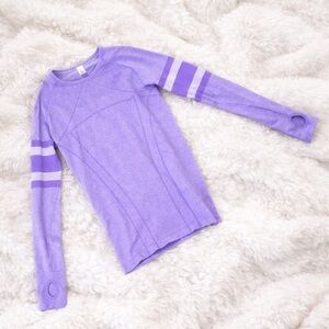 Ivivva by lululemon girls size youth 12 Purple Long Sleeve Top lightweight